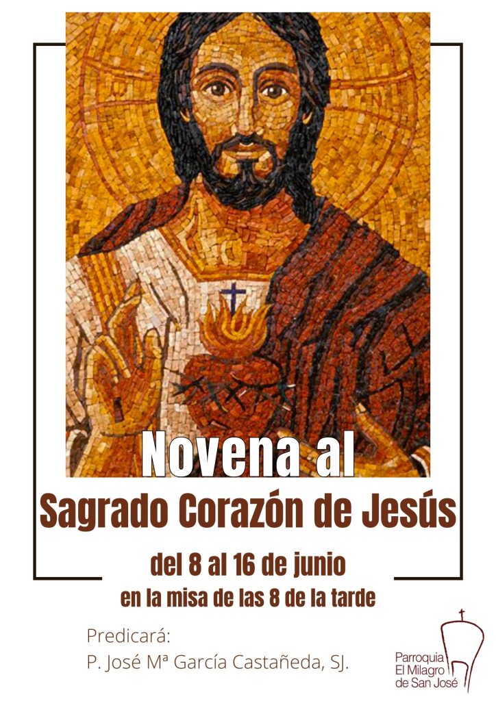 Novena al Sagrado Corazón de Jesús • Parroquia El Milagro de San José